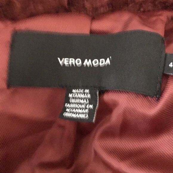 NWT Vero Moda Faux Fur Jacket size 14 - Picture 6 of 9